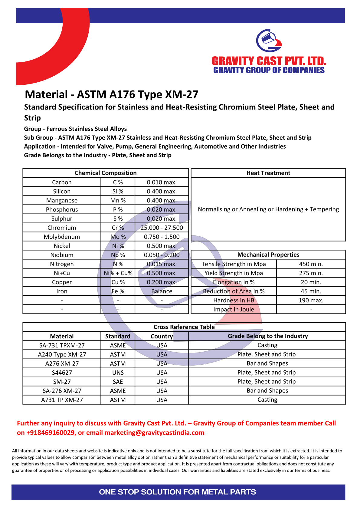 ASTM A176 Type XM-27.pdf